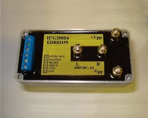 High Speed H-Bridge Driver 200VDC/4A (Vcc=Vcs: 5V-12V-24V) I/O Isolated, PWM App - Picture 1 of 2
