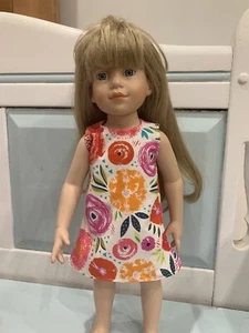 Passt schmal 18" Magic Attic oder Kidz n Cats Puppe Clothes Freizeit Frühlingskleid nur - Bild 1 von 2