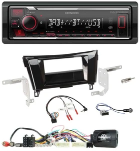 Kenwood Lenkrad Bluetooth USB DAB Autoradio für Nissan Qashqai X-Trail 14-17 24 - Bild 1 von 10