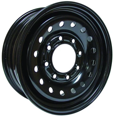 16 Inch Black Steel Wheel Rim for Chevrolet Suburban 2500, RTX X46865 16x6.5 8x1 - Image 1 of 4