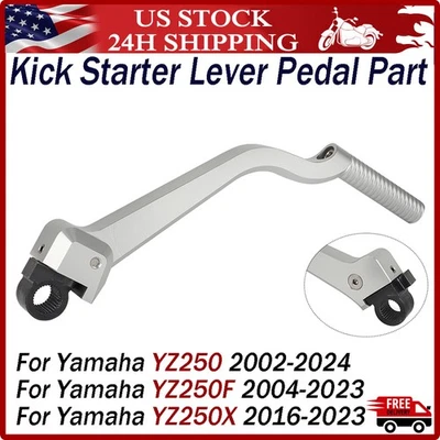 For Yamaha YZ250 Aluminum Kick Start Starter Lever Pedal Part YZ 250 F YZ 250 X Foto 1 de 4