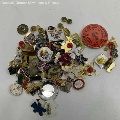 Vintage Lot of GWRRA Illinois/Wisconsin Biker Pins - Image 1 of 3