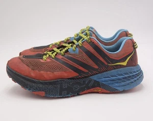 Talla 10.5 - Hoka One One Speedgoat 3 Running azul/naranja picante - Imagen 1 de 15