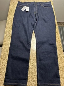 NEW TOMMY HILFIGER THE FLEX STRAIGHT 38x32 BLUE STRETCH DENIM JEANS 78JA617 - Picture 1 of 10