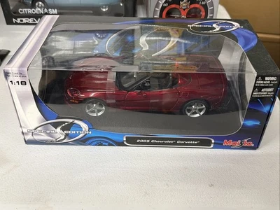 Chevy Corvette 2005 escala 1:18 MAISTO ¡¡Diecast!! ¡¡ROJO!! ¡NUEVO EN CAJA!! Foto 1 de 4