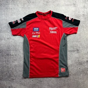 Milwaukee Yamaha Racing Shirt Red Jersey size M - Picture 1 of 13