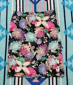 J. Crew Women's Multicolor/Floral Cotton Blend Lined Pencil Skirt Size 00 J6166 - Picture 1 of 17