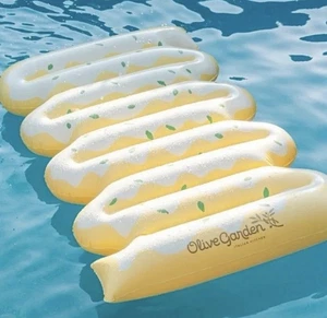 Olive Garden Floatin' Fettuccine Pool Noodle 72” (L)x 42” (W) x8” (H) w/Tote Bag - Picture 1 of 7