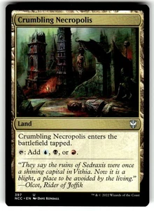 Crumbling Necropolis Commander: Streets of New Capenna Regular MTG - Picture 1 of 2