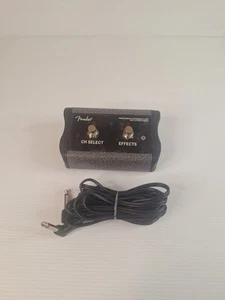 Fender Mustang MS2 2 Button Pedal amp footswitch + 10 Ft Cable & Working - Picture 1 of 8