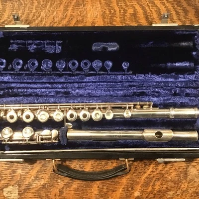 Communhardt, Flauta de Plata Maciza Agujero Abierto M3S, PLATA MACIZA Cabeza, Cuerpo, Pie Foto 1 de 4