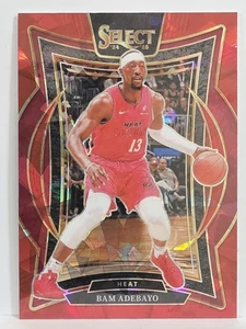 2024-25 Panini Select #15 Bam Adebayo Red Cracked Ice Prizm - Picture 1 of 2