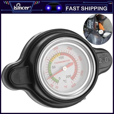 Tapa de radiador de alta presión con medidor de temperatura 2,0 bar para KTM 250 EXC-F 2017 Foto 1 de 4