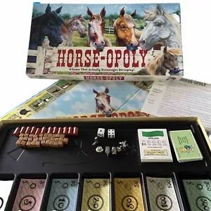 HorseOpoly Un gioco che incoraggia effettivamente il gioco dei cavalli gioco da tavolo equestre USA - Foto 1 di 14