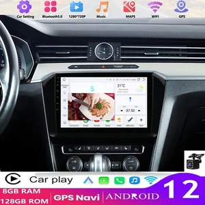 für VW Passat B8 10,1 Zoll 128GB Auto Radio USB Bluetooth kabellos Apple Carplay - Bild 1 von 23