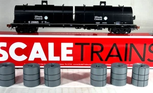 SCALETRAINS HO SCALE THALL 48' COILSTEEL CAR W/LOAD IC SXT38416 - Picture 1 of 4