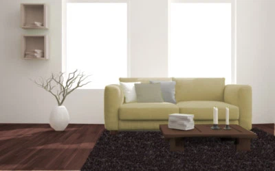 Tapete de área Koeckritz Bling preto mármore interno super desgrenhado 1,5" espessura 68 oz - Imagem 1 de 2