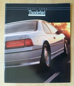 FORD THUNDERBIRD orig 1992 USA Mkt Sales Brochure Catalogue - Sport Super Coupe - Picture 1 of 9
