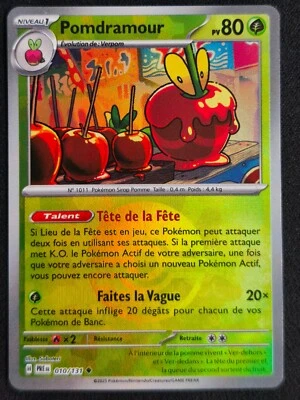 Carte Pokémon POMDRAMOUR 010/131 REVERSE  POKEBALL EV8.5 PRE FR NEUVE   - Photo 1/3