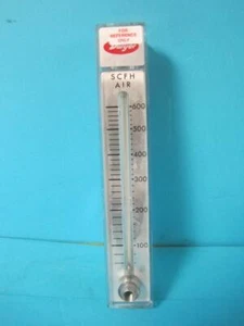 DWYER RATE-MASTER FLOWMETER RMB-57-SSV MAX PRESS 75 PSI 60-600 SCFH AIR T36Q - Picture 1 of 6