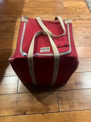 BOLSO DE TRANSPORTE DE BÉISBOL PHILADELPHIA PHILLIES CROSBY AÑOS 70 MUY RARO 15X15X16 Foto 1 de 4