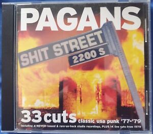 PAGANS - Shit Street (1977-79) CD Reissue Crypt Records (2001)