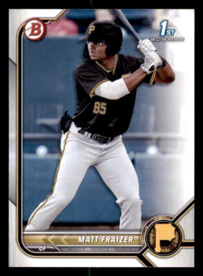 2022 Bowman Prospects #BP91 Matt Fraizer - Image 1 of 2
