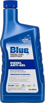 PEAK Blue 32 Ounce Anti-Gel Diesel Fuel Additive for Cold Weather Performance - Image 1 of 4