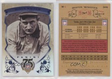 2014 Panini Hall of Fame Blue Shield Blue /25 Honus Wagner #4 HOF Shield