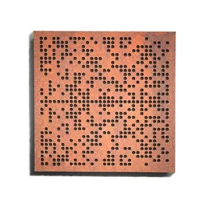 Normal Design acoustic panel akustikplatte real wood Corten vintage rust version - Imagen 1 de 3