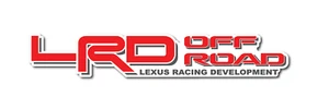 LRDLEXUS OFF ROAD RACING DEVELOPMENT GX460 GX470 AUFKLEBER _WEISS mit ROT - Bild 1 von 2