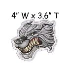 Wolf Patch Embroidered DIY Iron-On Custom Applique Clothing Jacket Vest Growling