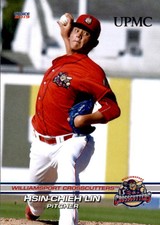 2019 Williamsport Crosscutters Choice #15 Hsin-Chieh Lin New Taipei Taiwan Card