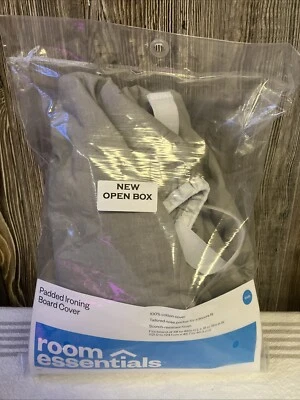 Open Box New Room Essentials Wide Padded Ironing Board Cover 100% Cotton--Grey - Image 1 of 4