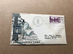 US 1934 APS Natl Park FDC #750a +Linnprint Cachet + Beautiful +Uncommon - Picture 1 of 2