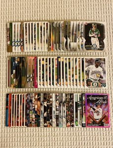 Oakland Athletics 80 Card Lot! Zack Gelof Esteury Ruiz Rookies Prospects & More!