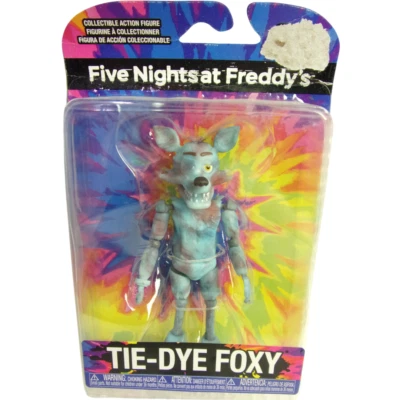 Экшн-фигурка FNAF Five Nights At Freddy's Funko Tie-Dye FOXY синяя 5 дюймов НОВАЯ DMG - Изображение 1 из 4