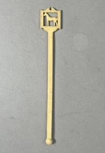 White Horse Blended Scotch Whiskey Vintage Swizzle Stir Stick - Picture 1 of 6