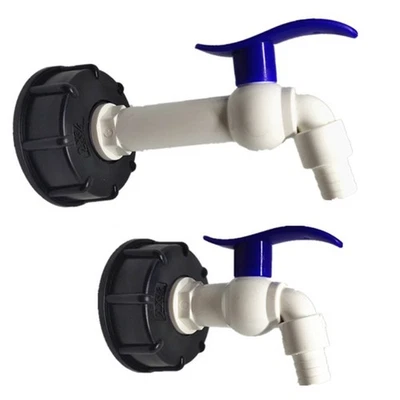 IBC S60x6 Wassertank Auslaufhahn Lang Kurz Regenwassertonne DN40 oder DN50 - Bild 1 von 4