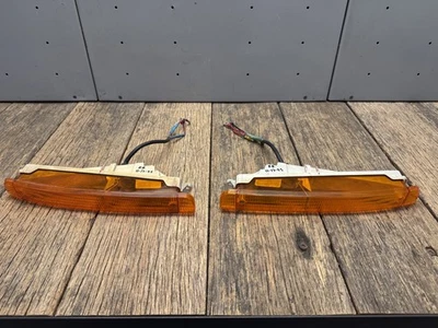 FLAWS Porsche 944 S2 Turbo 951  Front Turn Signal Light Lamp Lens & Housing Pair Foto 1 de 4