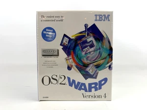 Vintage IBM OS/2 Warp Version 4 CD-Rom Operating System New Factory Sealed - Picture 1 of 6