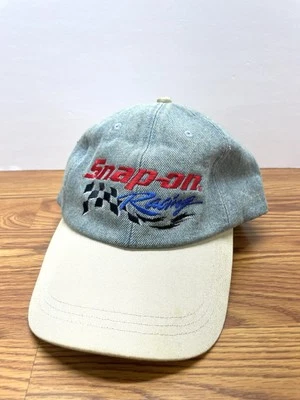 Herramientas a Presión Carreras Rojo Llama Sombrero Gorra Camionero Ala Curvada Azul Ajustable Foto 1 de 3