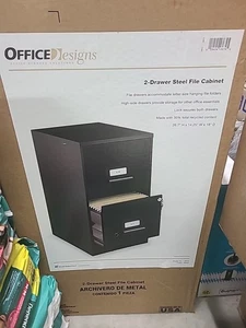 Office Designs 2-drawer Steel File Cabinet - Picture 1 of 2