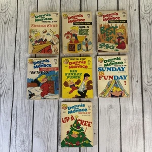 Dennis the Menace Lot of (7) Pocket Full Of Fun 1970’s Fawcett Publications (G). - Bild 1 von 24