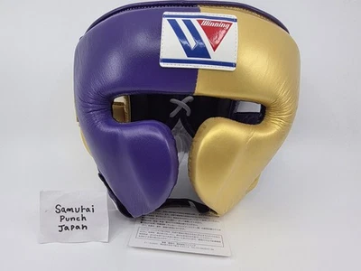 Protector facial de arnés Winning CO-FG-2900 L púrpura dorado Japón pedido personalizado completo nuevo Foto 1 de 4