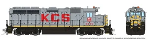 RAPIDO HO EMD GP40 KANSAS CITY SOUTHERN  DC/DCC/SOUND #3152 PN 40541 - Picture 1 of 1