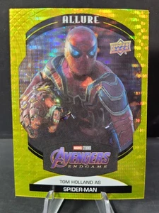 TOM HOLLAND as Spider-man 2022 Upper Deck Marvel Allure Yellow Taxi Parallel #95 - Picture 1 of 3