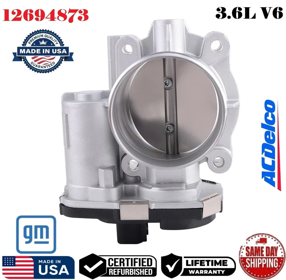 ✅ Cuerpo de acelerador GM genuino para GM CHEVY GMC BUICK 2007-2011 3,6 L V6 # 12694873 Foto 1 de 2