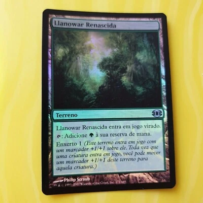 C037 | LLANOWAR REBORN | FOIL | FUTURE SIGHT | PORTUGUESE | MTG | 2007 | NM - Image 1 of 2