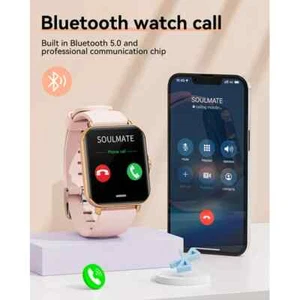 Montre Intelligente Femme 1,69 pouces Bluetooth Appel Sports Fit - Photo 1 sur 6